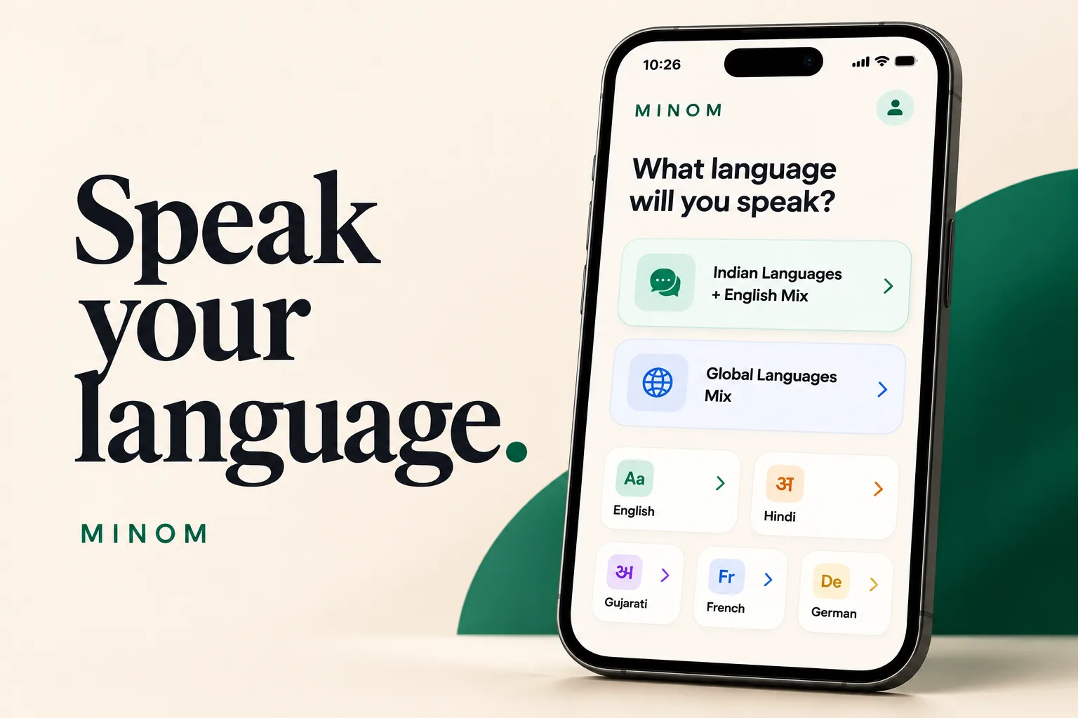 Different languages, one clear note: multilingual voice notes